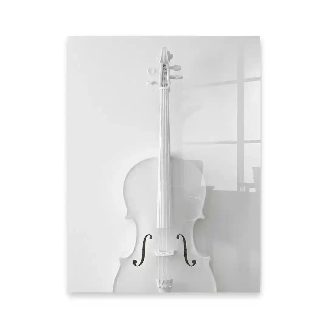 Cuadro Violín Blanco | Armonía Minimalista