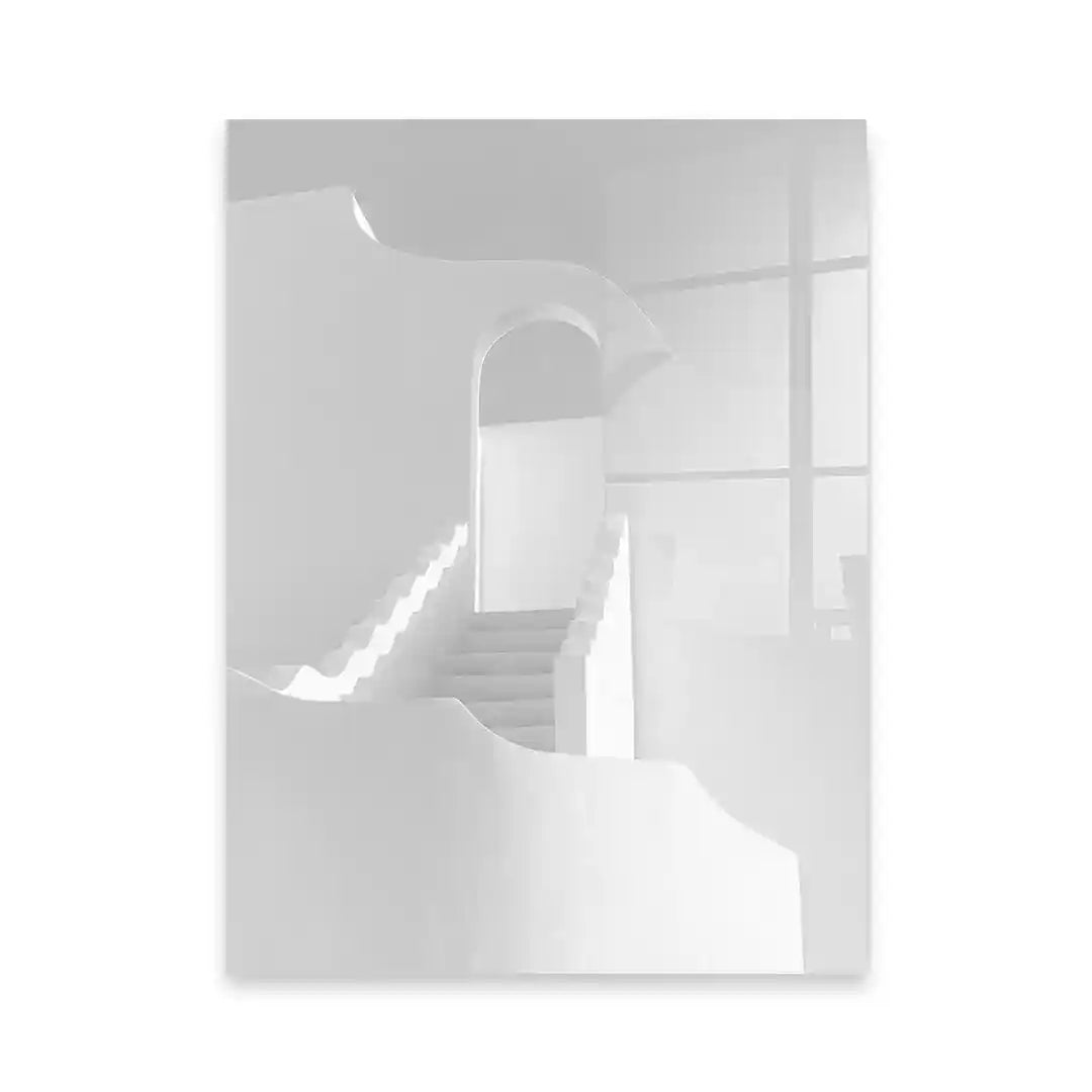 Cuadro Escalera Blanca | Arquitectura Serena