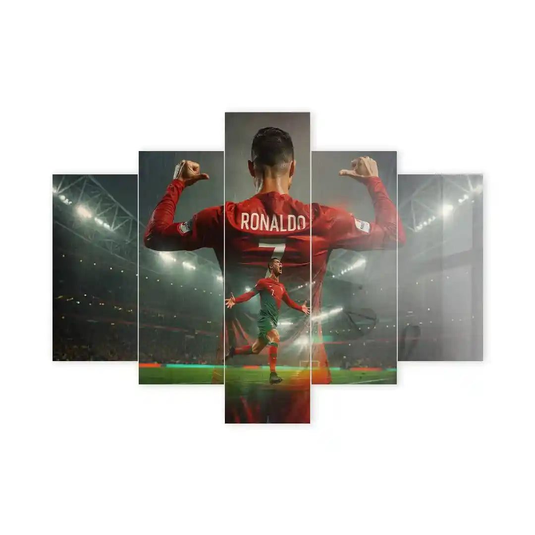 Cuadro de Metacrilato Cristiano Ronaldo | Decoración de Fútbol
