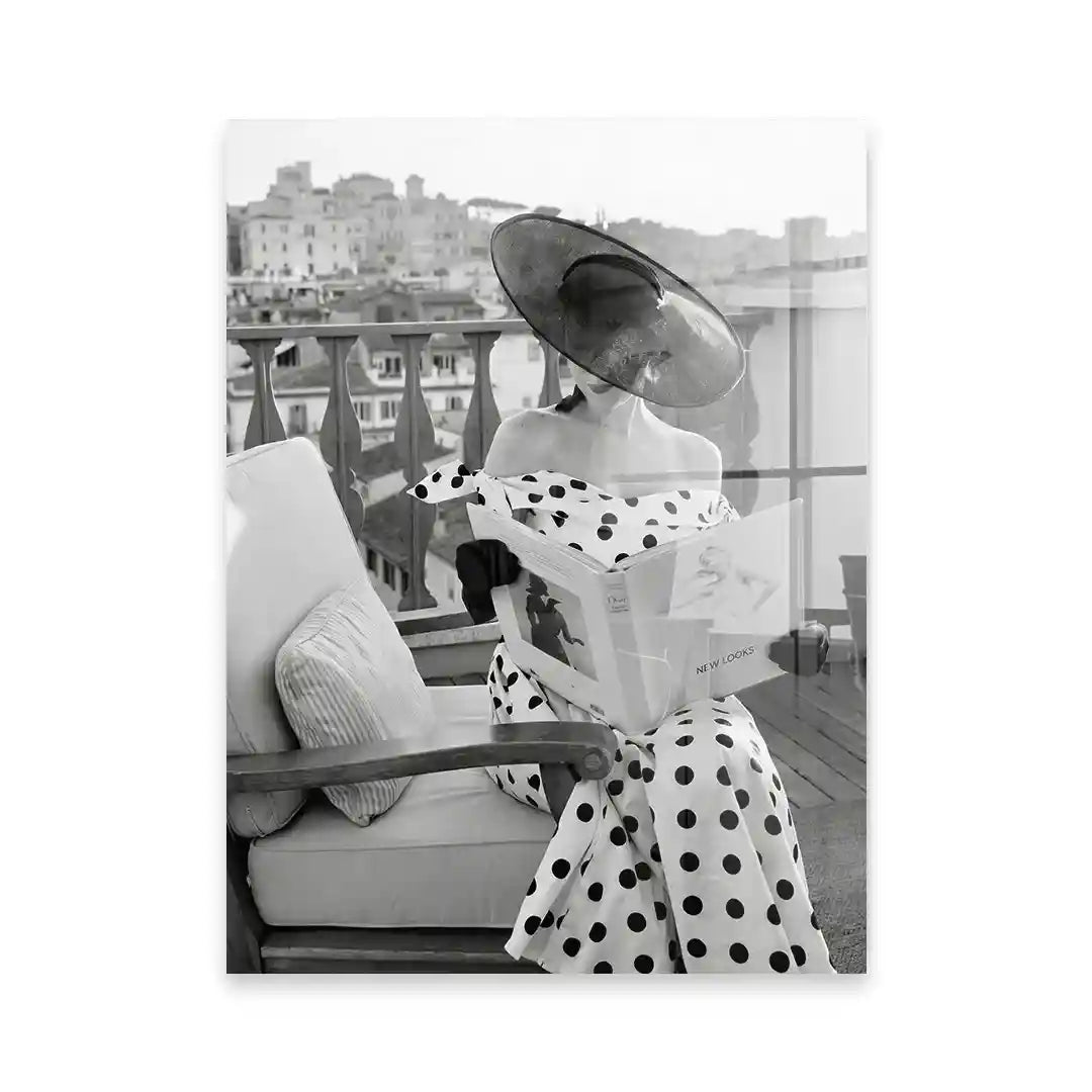 Cuadro Dama de Lunares | Elegancia Vintage