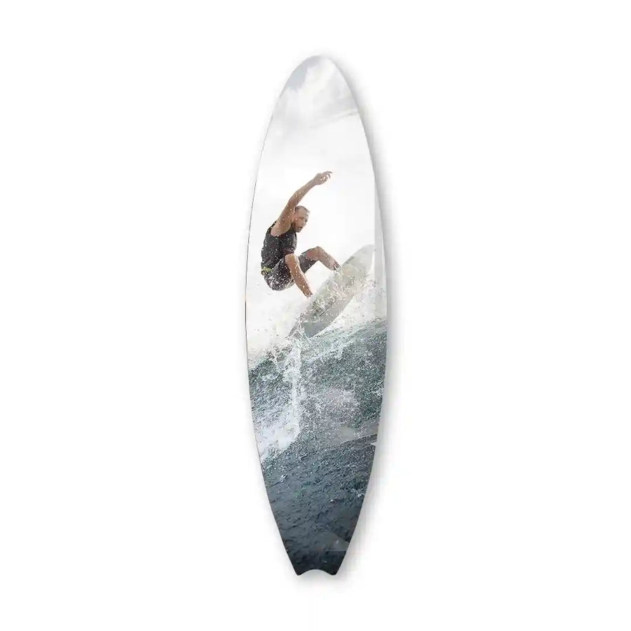 Cuadro Vertical Tabla Surf | Ola en Acción
