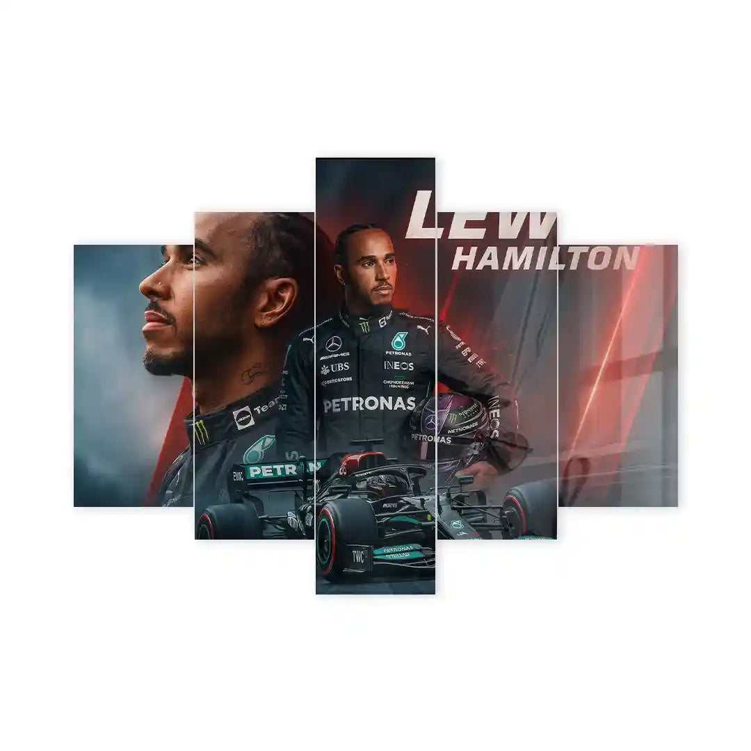 Cuadro de Metacrilato Lewis Hamilton | Decoración de Fórmula 1