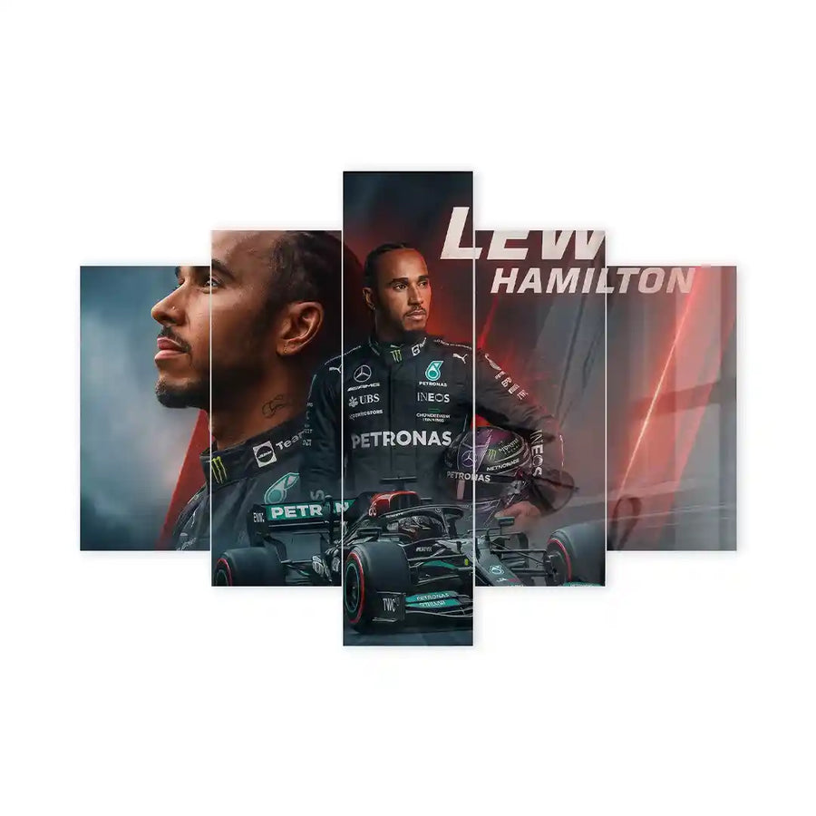 Cuadro de Metacrilato Lewis Hamilton | Decoración de Fórmula 1