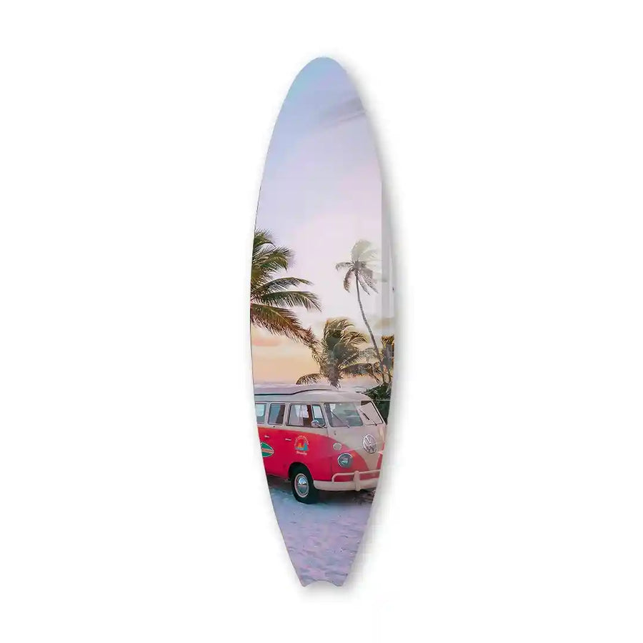 Cuadro Vertical Tabla Surf | Van Tropical
