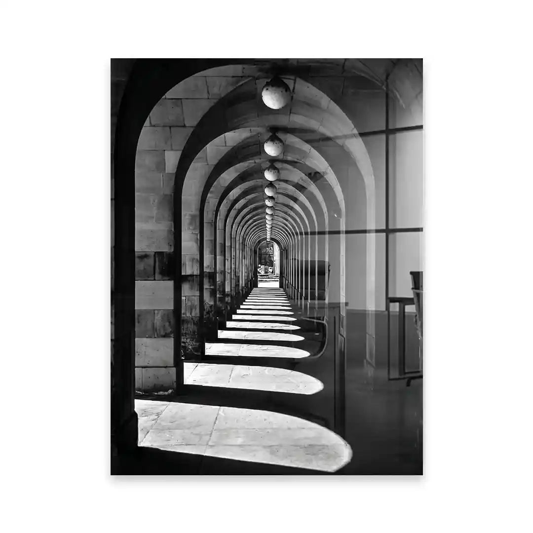 Cuadro Arcos de Luz | Black & White