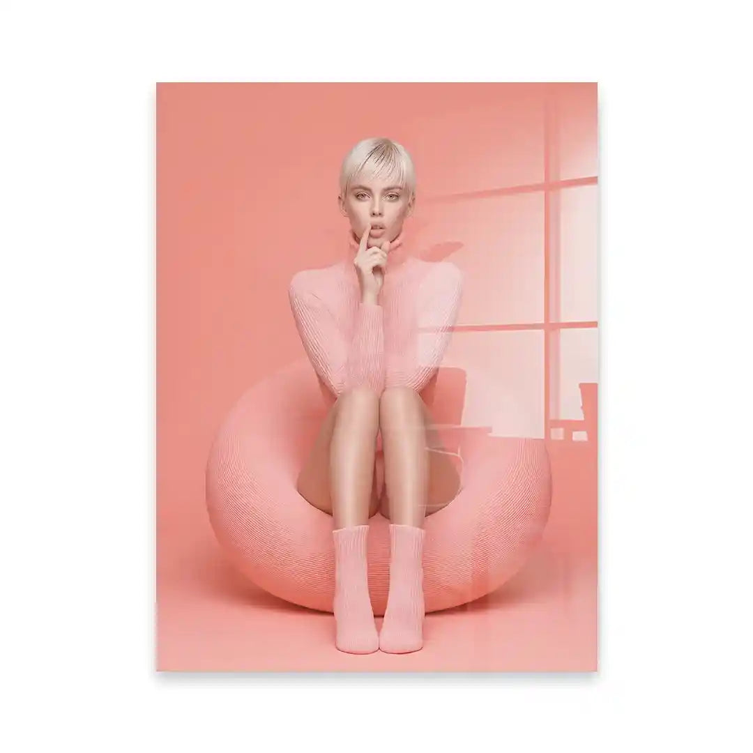 Cuadro Pink Silence | Fashion Portrait
