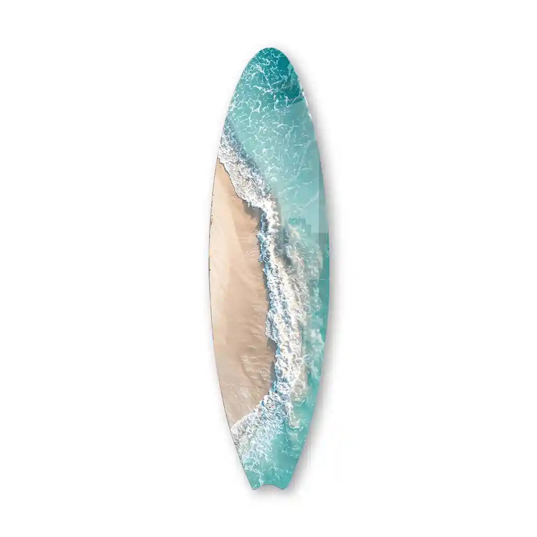 Cuadro Vertical Tabla Surf | Costa Turquesa