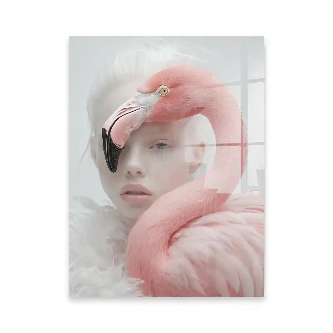Cuadro Pink Flamingo | Soft Elegance