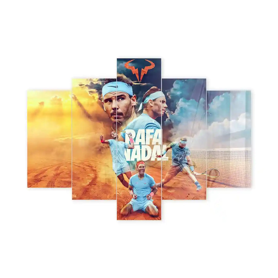 Cuadro de Metacrilato Rafael Nadal | Decoración de Tenis