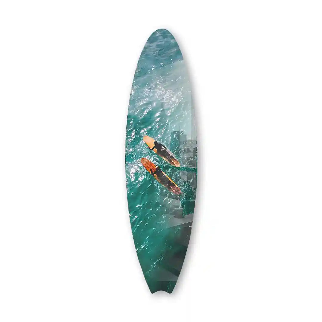 Cuadro Decorativo Tabla de Surf | Aventuras en el Mar