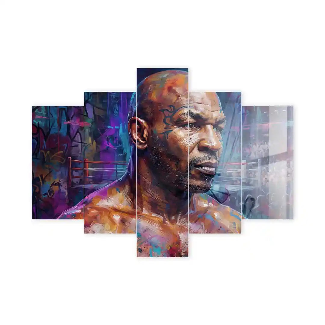 Cuadro de Metacrilato Mike Tyson | Decoración de Boxeo