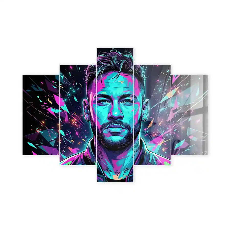 Cuadro de Metacrilato Neymar Jr. | Decoración de Fútbol