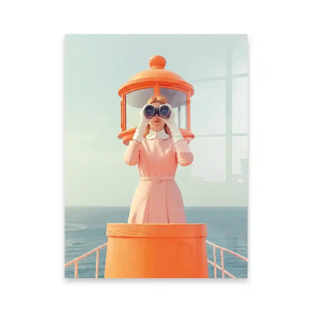 Cuadro Coastal Lookout | Orange Horizon