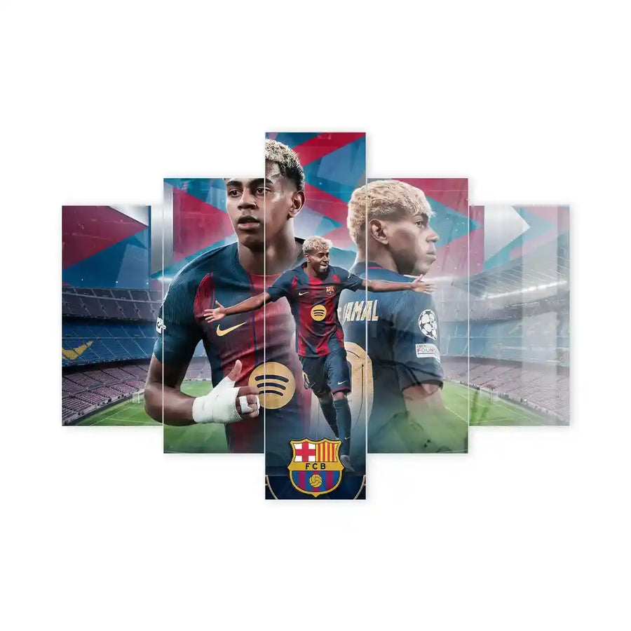 Cuadro de Metacrilato Lamine Yamal | Decoración de Fútbol
