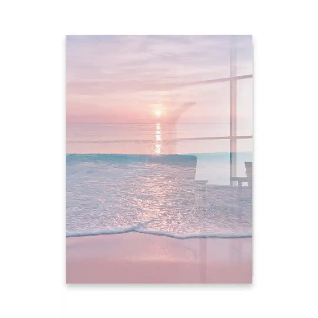 Cuadro Póster Atardecer Rosa | Pink Horizon