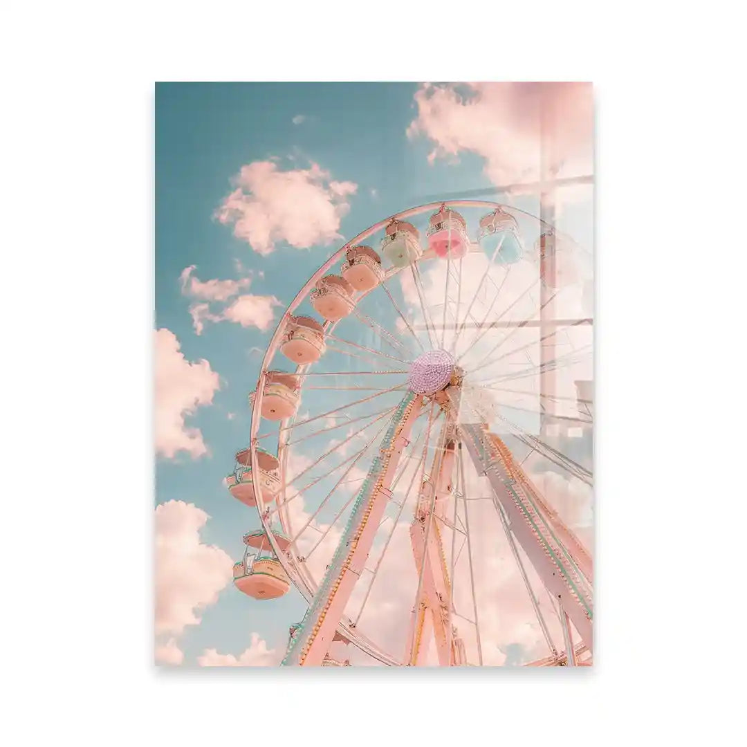 Cuadro Póster Noria Pastel | Ferris Dream