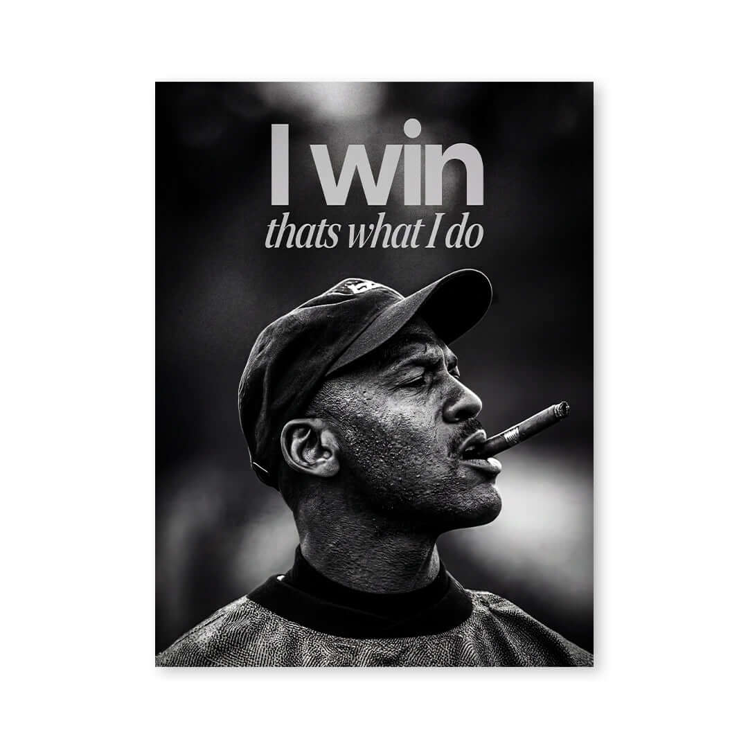 Cuadro Póster I Win | Decoración Motivacional