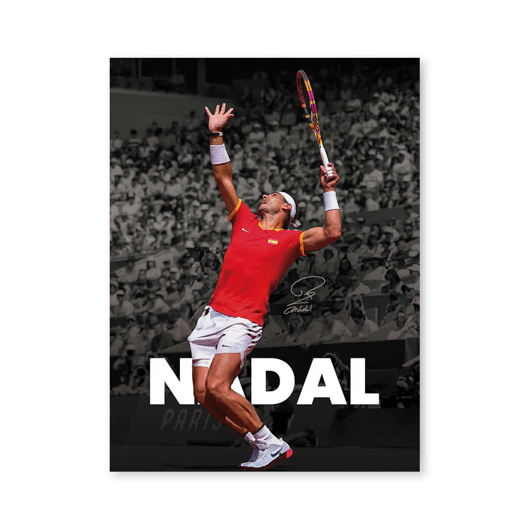 Cuadro Póster Rafael Nadal | Decoración de Tenis
