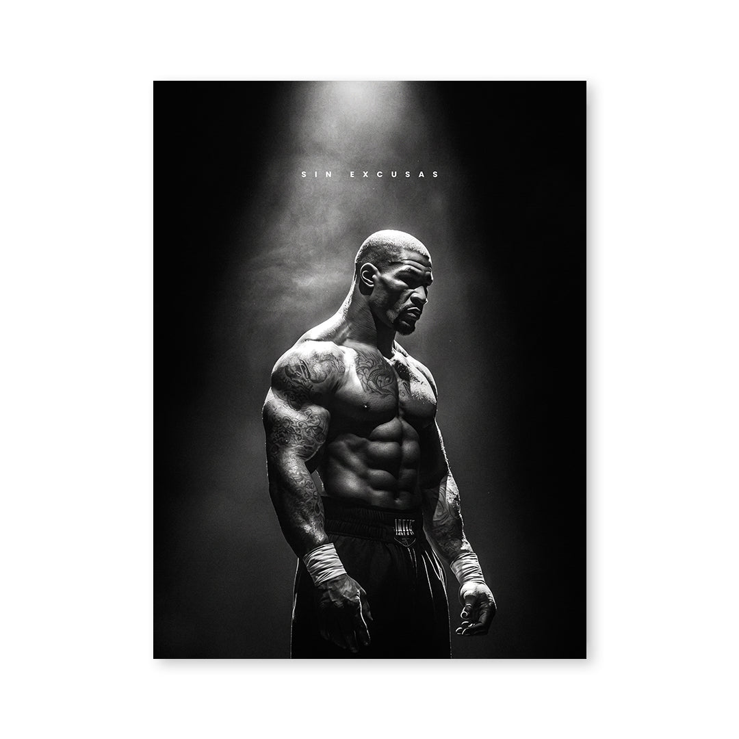 Cuadro Póster Mike Tyson | Decoración de Boxeo