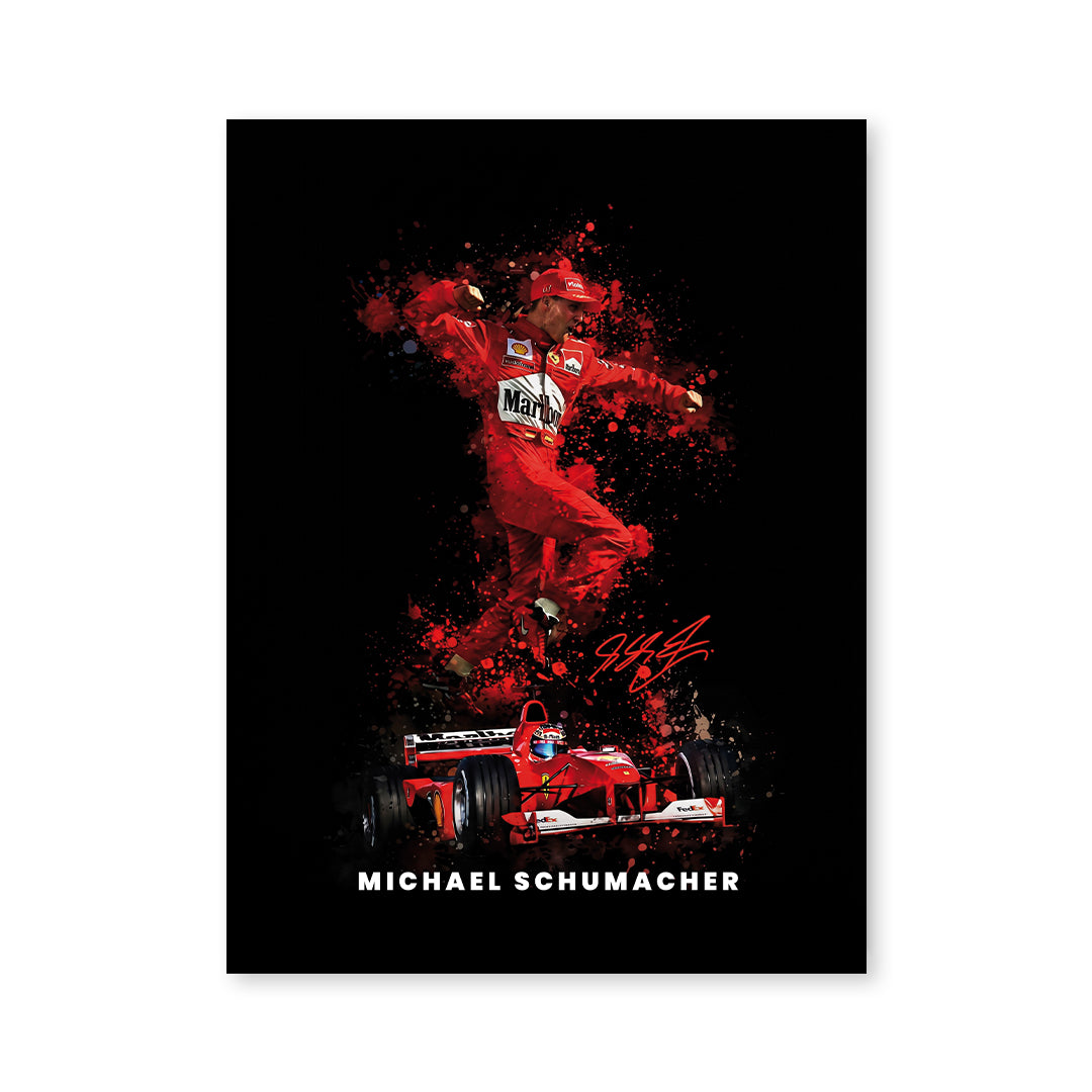 Cuadro Póster Michael Schumacher | Decoración Fórmula 1