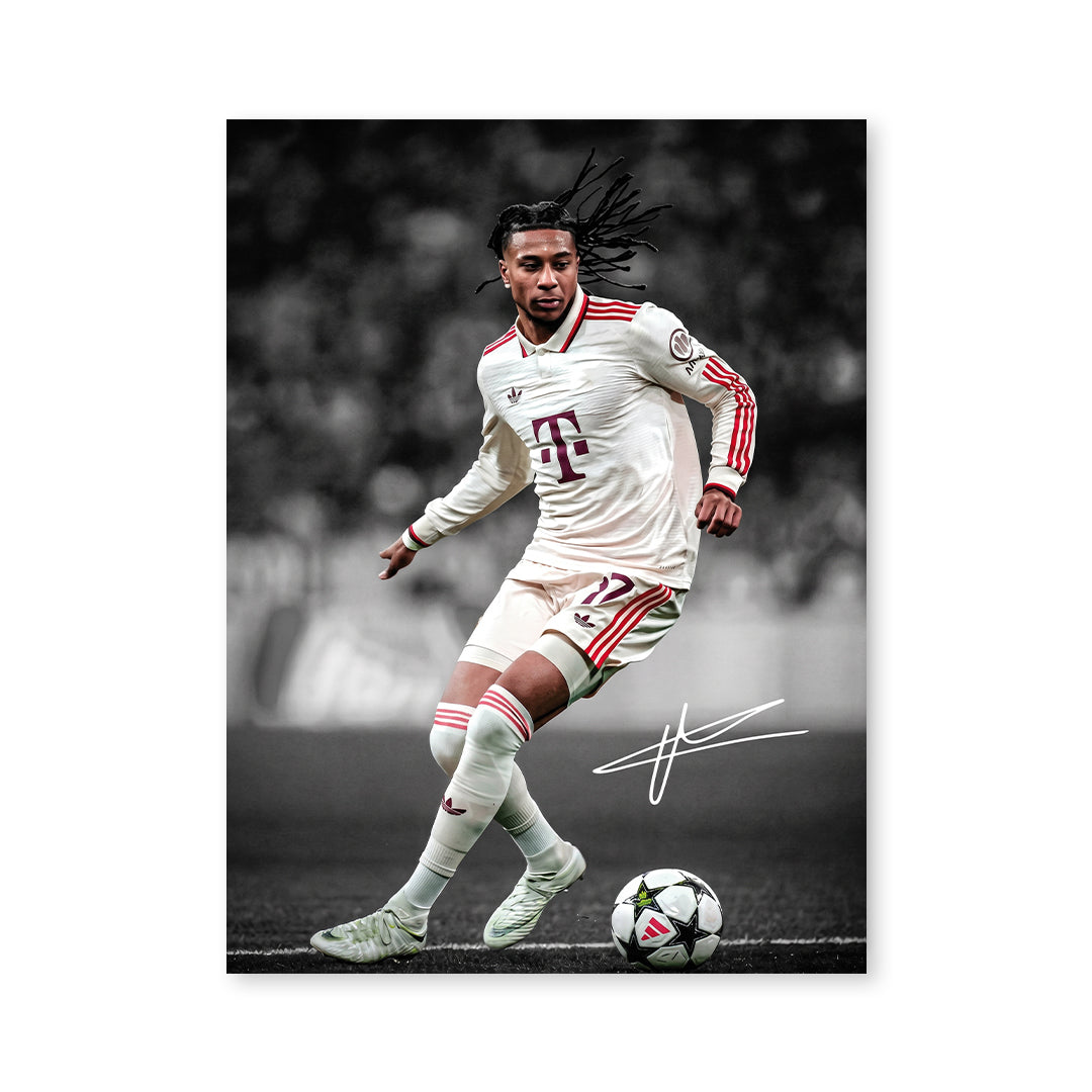 Cuadro Póster Michael Olise | Decoración de Fútbol