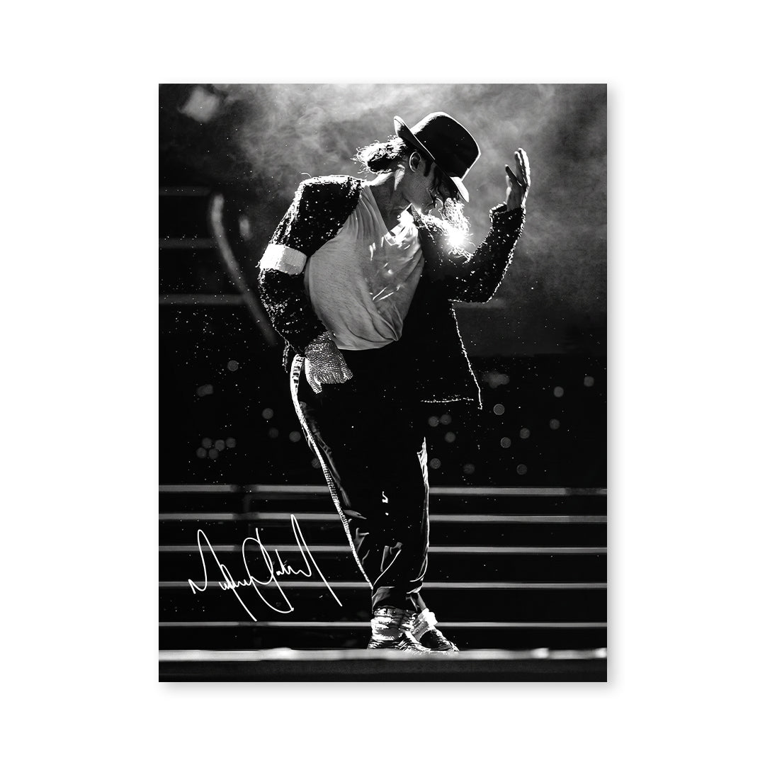 Cuadro Póster Michael Jackson Bailando | Decoración Musical