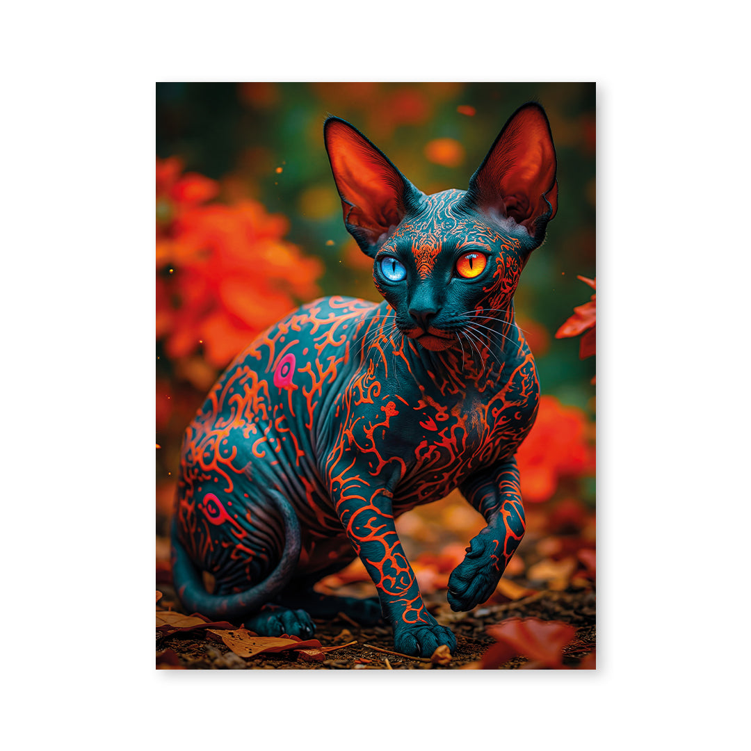 Cuadro Póster Gato Esfinge | Decoración Moderna