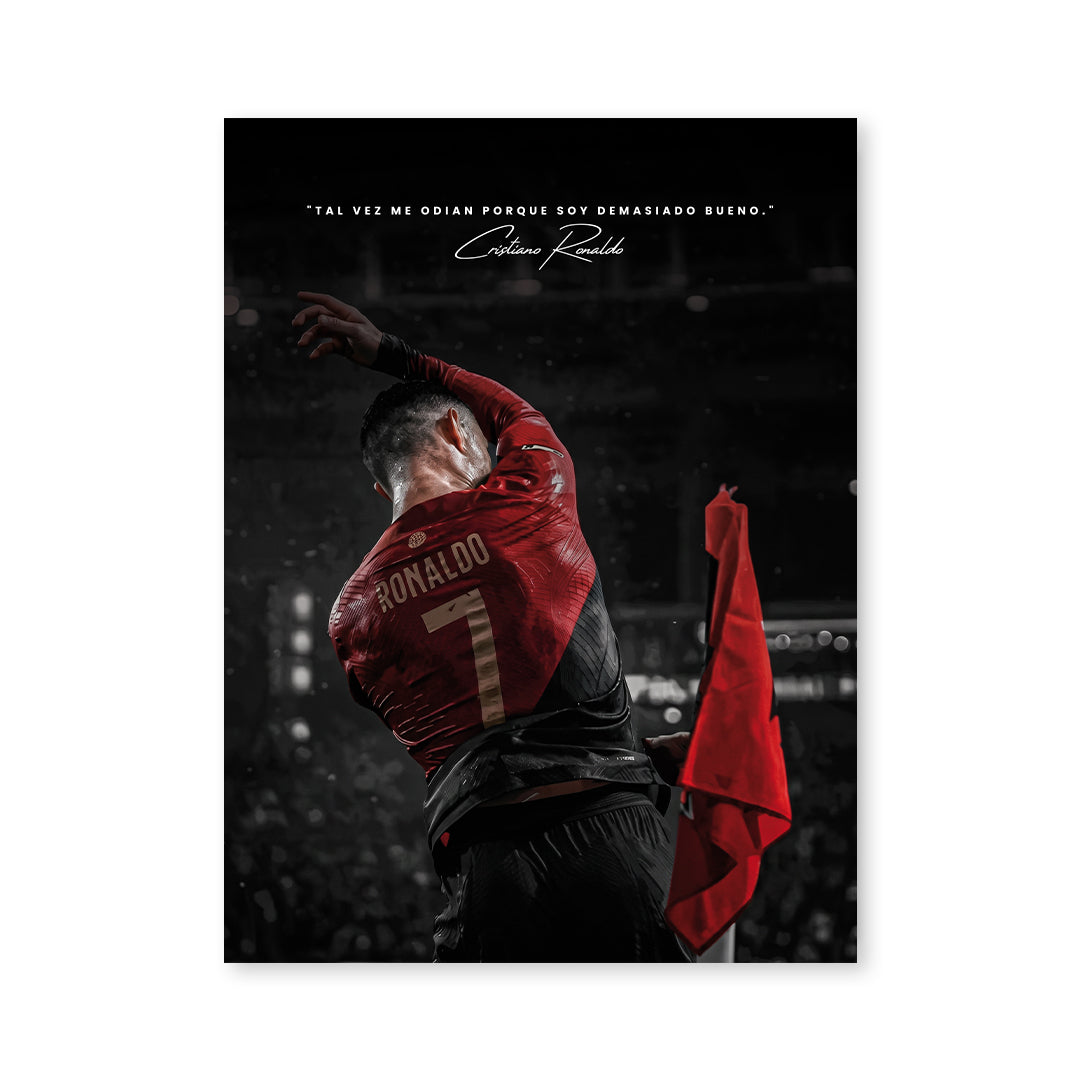 Cuadro Póster Cristiano Ronaldo | Decoración de Fútbol