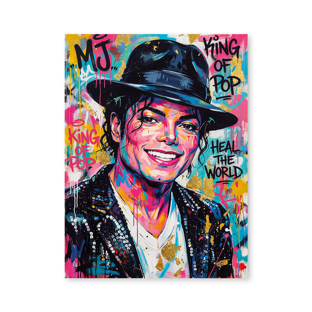 Cuadro Póster Michael Jackson | Decoración Pop Art