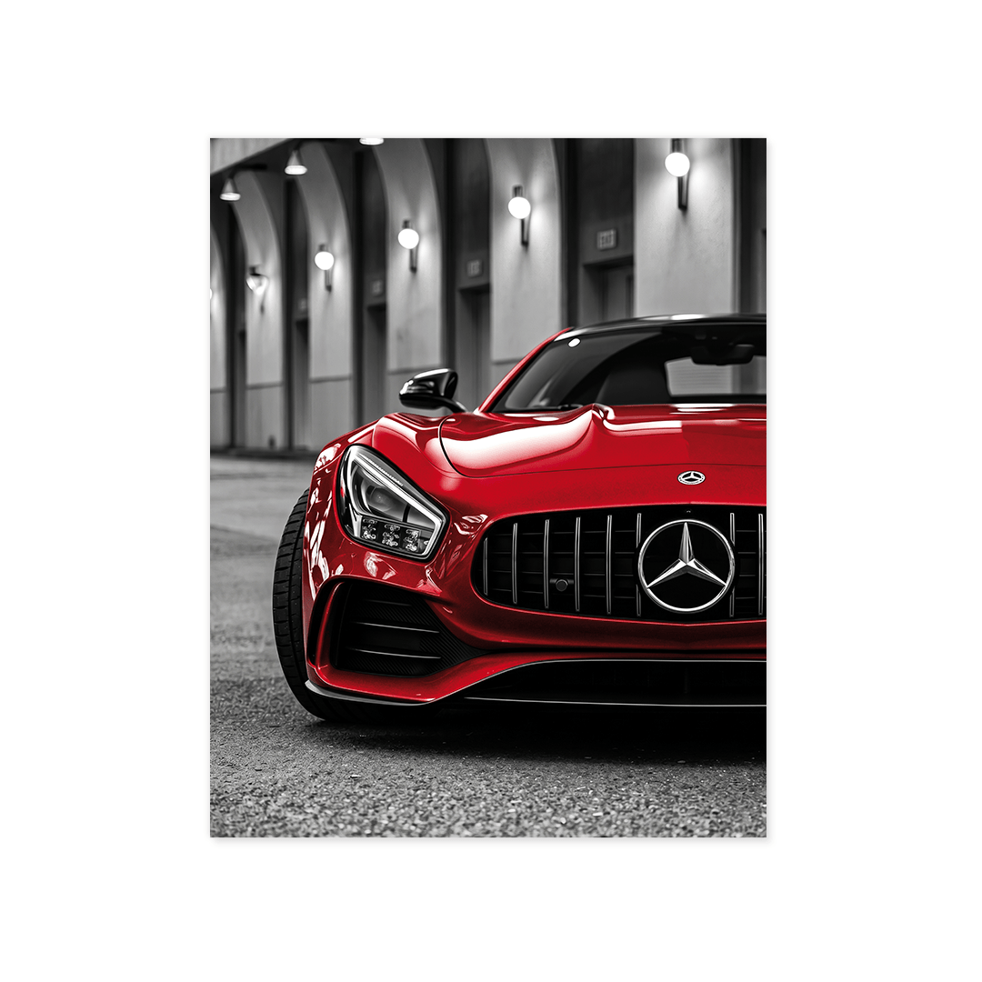 Cuadro Póster Mercedes-AMG GT Coupé | Decoración de Coches