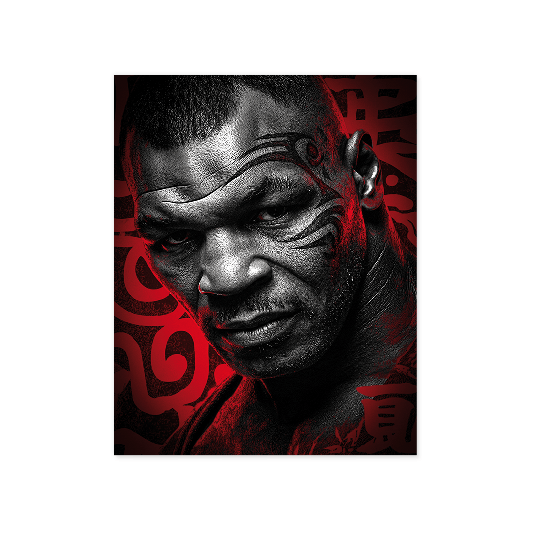 Cuadro Póster Mike Tyson | Decoración de Boxeo