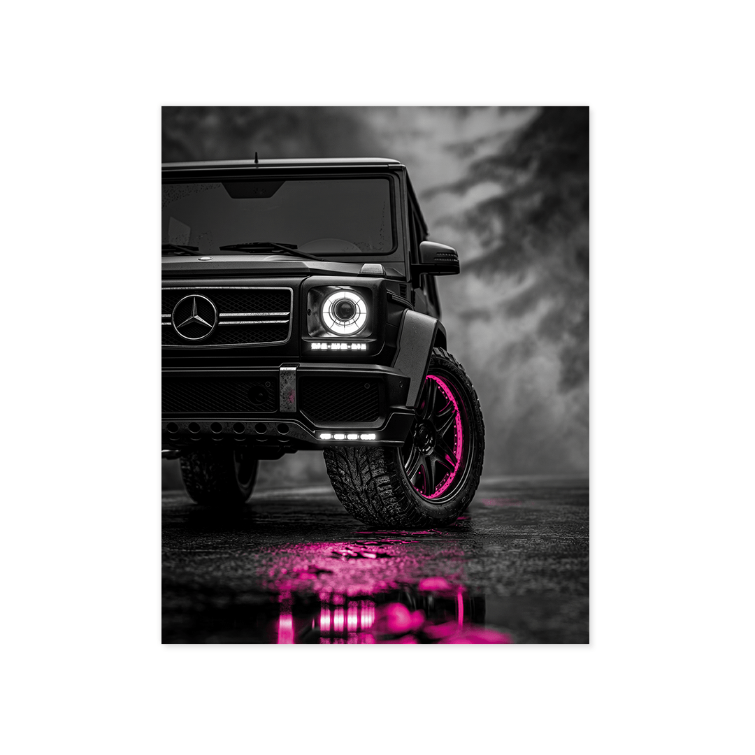 Cuadro Póster Mercedes-Benz Clase G | Decoración Urbana