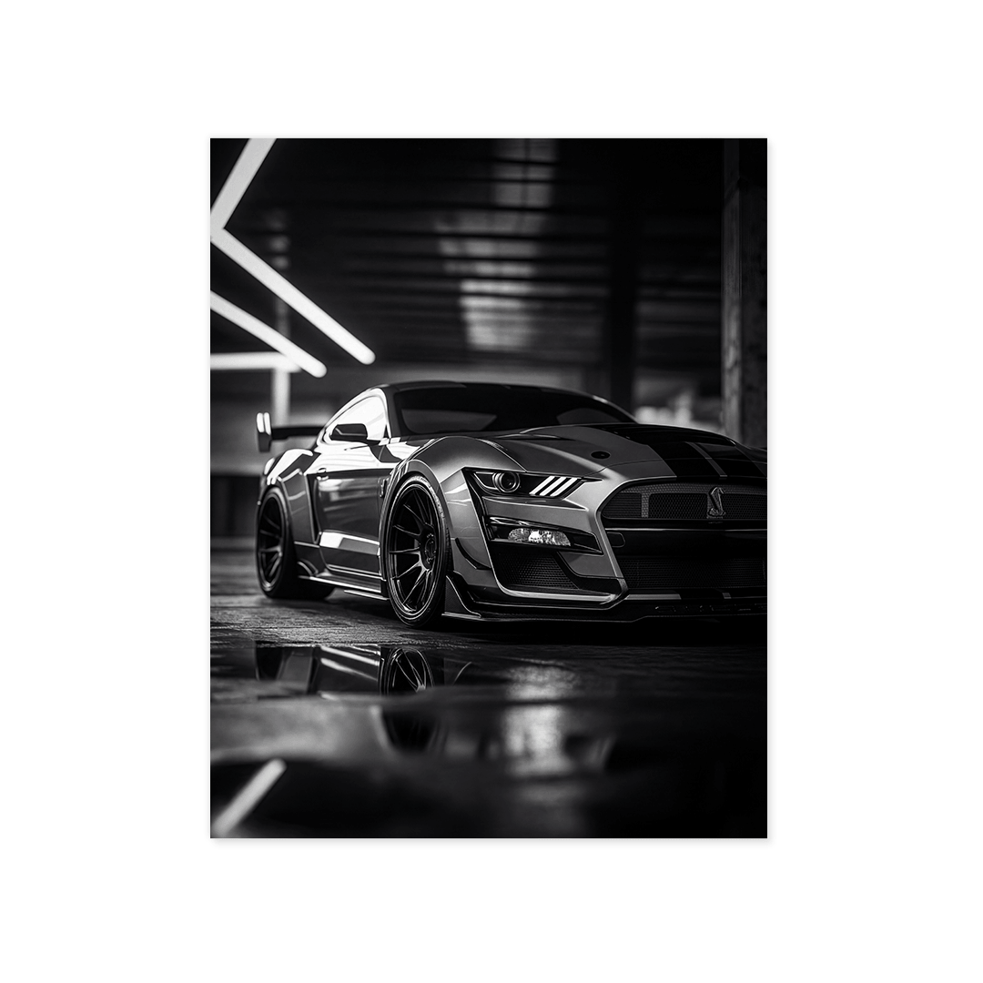 Cuadro Póster Ford Mustang Shelby GT500 | Decoración de Coches