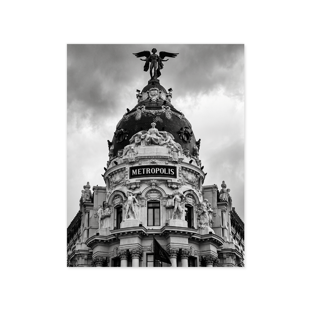 Cuadro Póster Madrid Metrópolis | Decoración Urbana