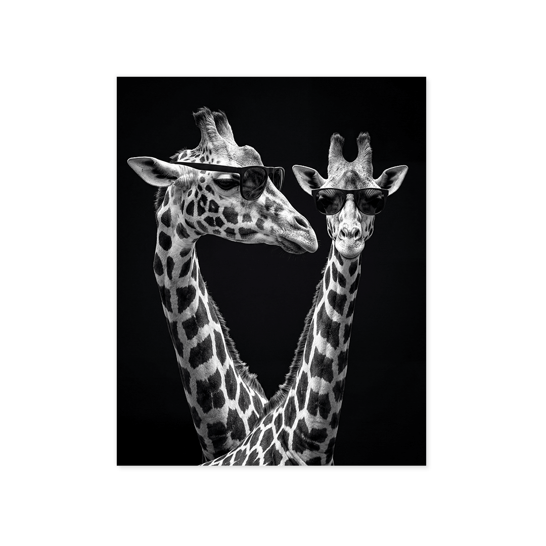 Cuadro Póster Jirafas | Decoración Elegante