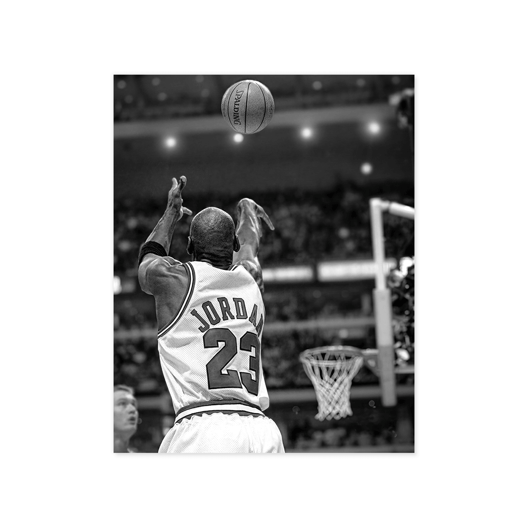 Cuadro Póster Michael Jordan 23 | Decoración de Baloncesto