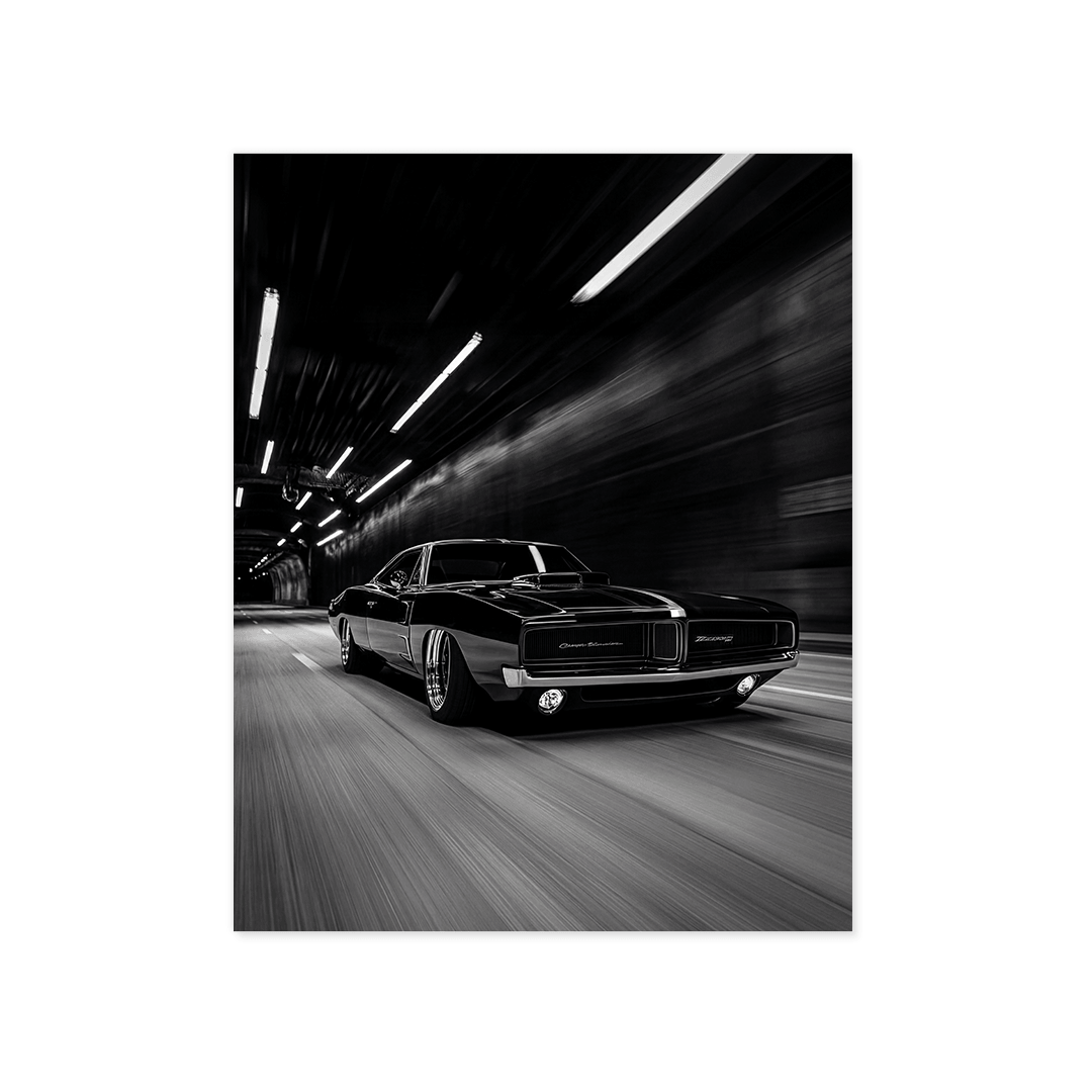 Cuadro Póster Dodge Charger 1969 | Decoración de Coches