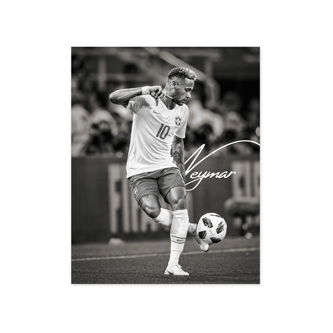 Cuadro Póster Neymar Jr. | Decoración de Fútbol