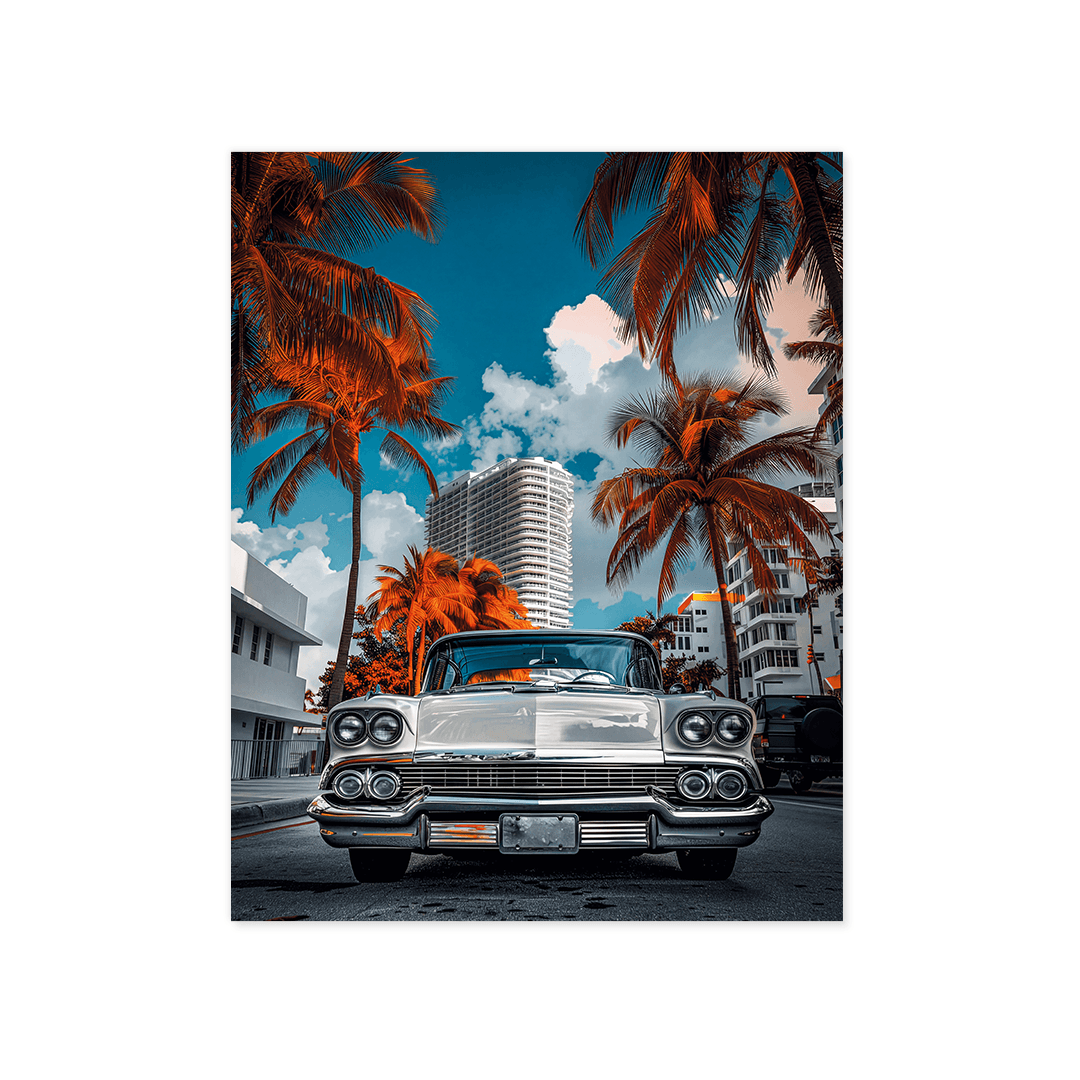 Cuadro Póster Chevrolet Impala | Decoración de Coches Clásicos