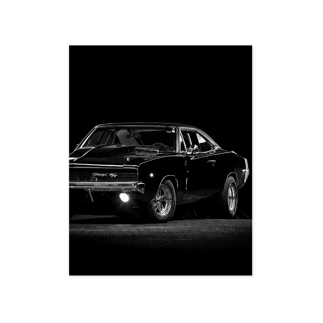Cuadro Póster Dodge Charger R/T | Decoración de Coches