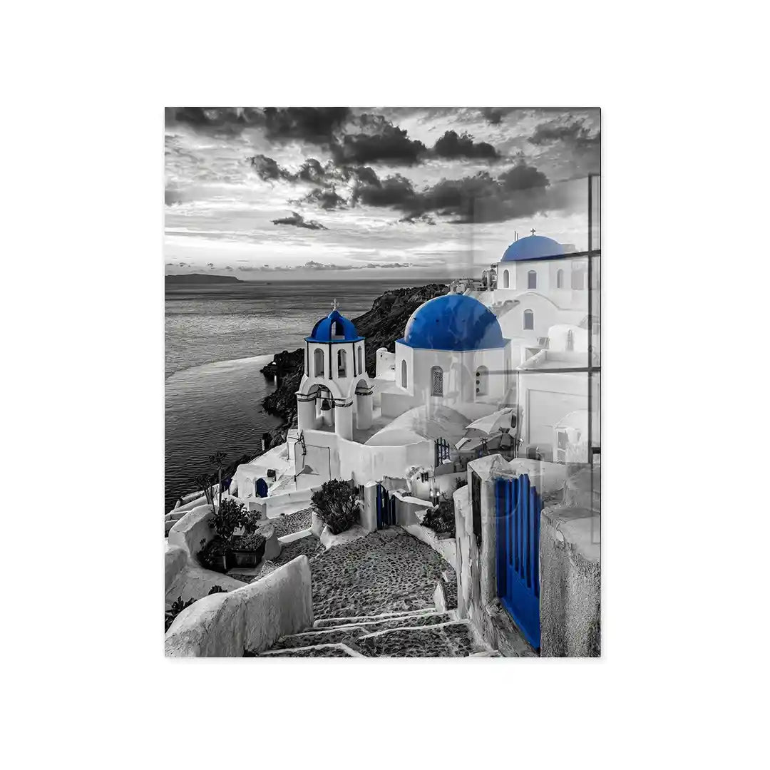 Cuadro Póster Santorini | Decoración Mediterránea