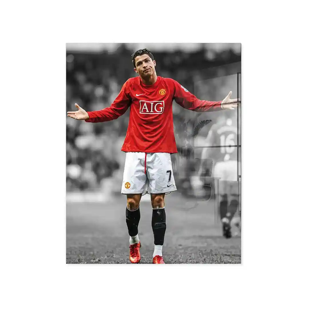 Cuadro Póster Cristiano Ronaldo | Decoración de Fútbol