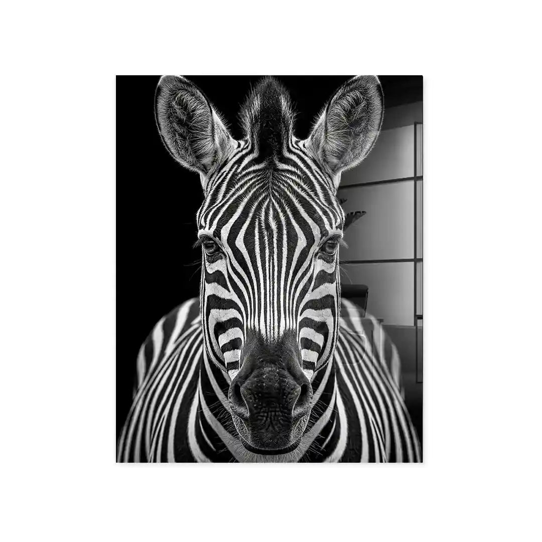 Cuadro Póster Zebra | Decoración Elegante en Blanco y Negro