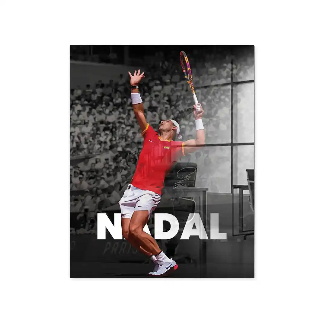 Cuadro Póster Rafael Nadal | Decoración de Tenis
