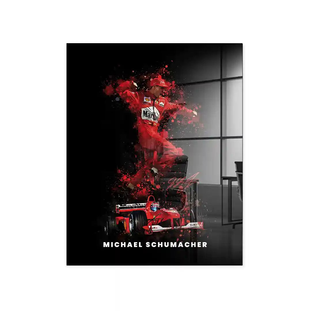 Cuadro Póster Michael Schumacher | Decoración Fórmula 1
