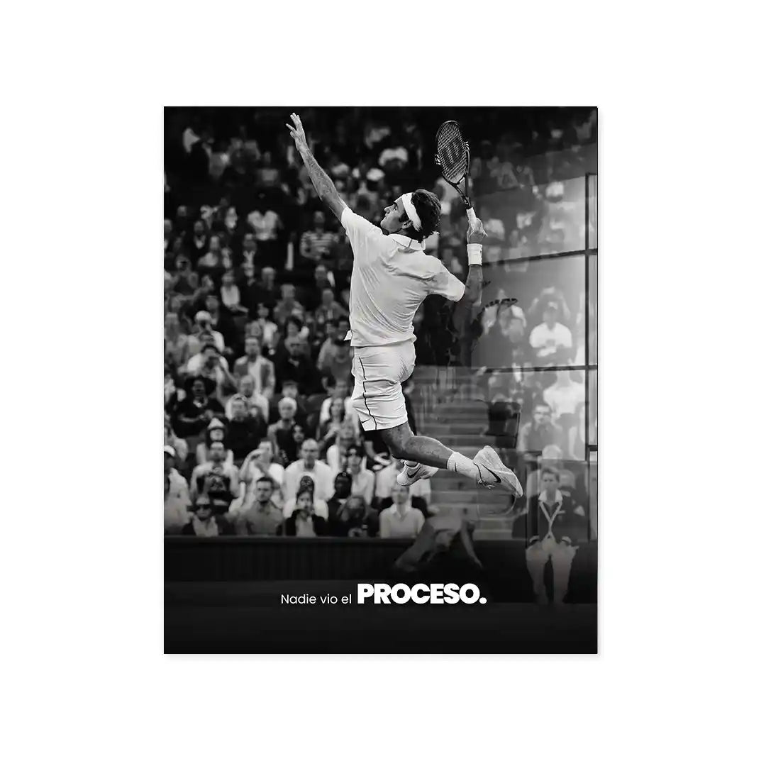 Cuadro Póster Roger Federer | Decoración de Tenis