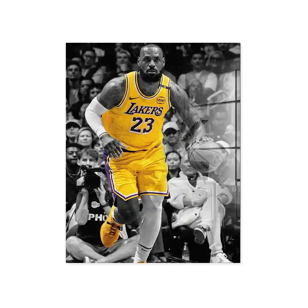 Cuadro Póster LeBron James | Decoración de Baloncesto