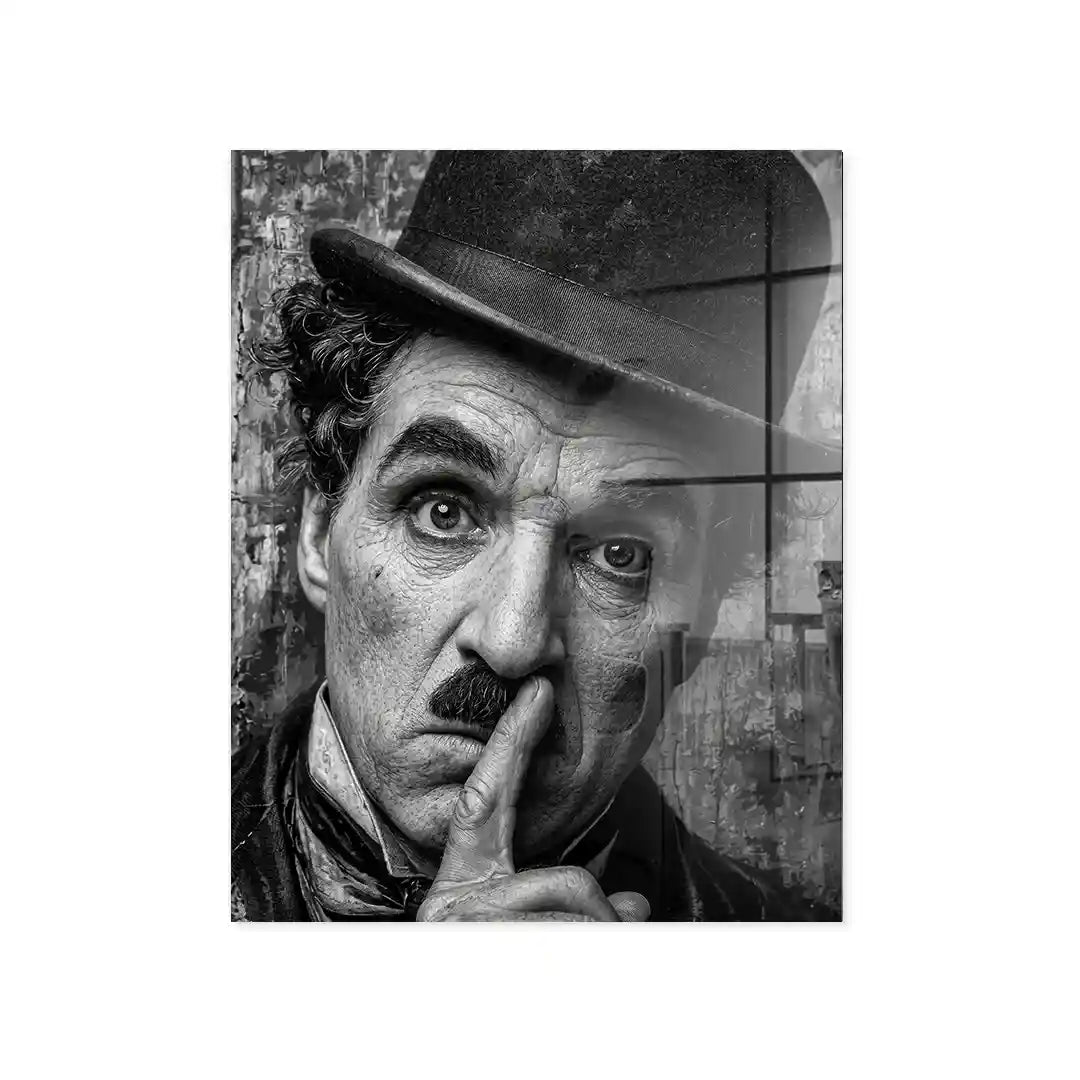 Cuadro Póster Charlie Chaplin | Decoración de Cine Clásico