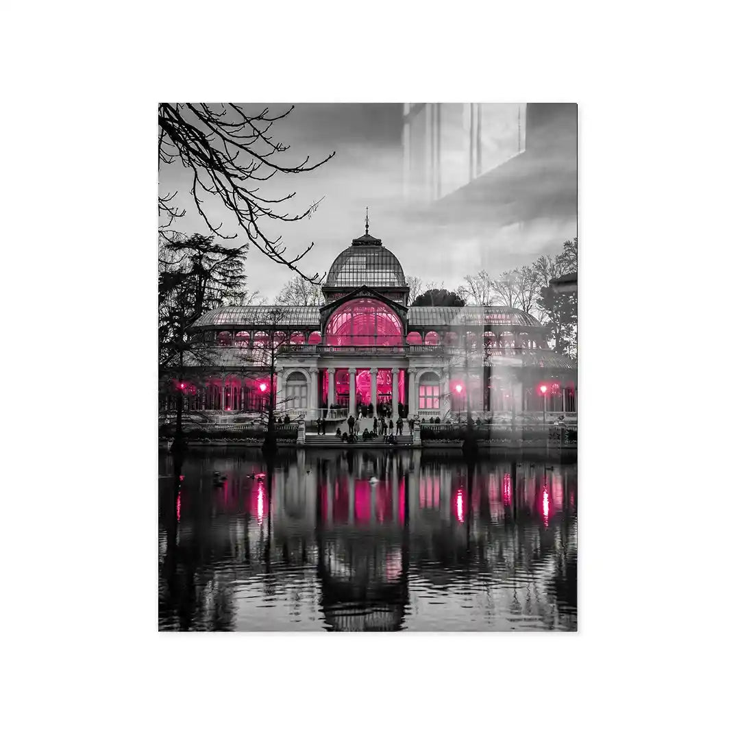 Cuadro Póster Palacio de Cristal | Decoración de Madrid