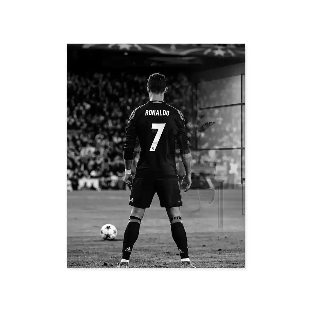 Cuadro Póster Cristiano Ronaldo 7 | Decoración de Fútbol